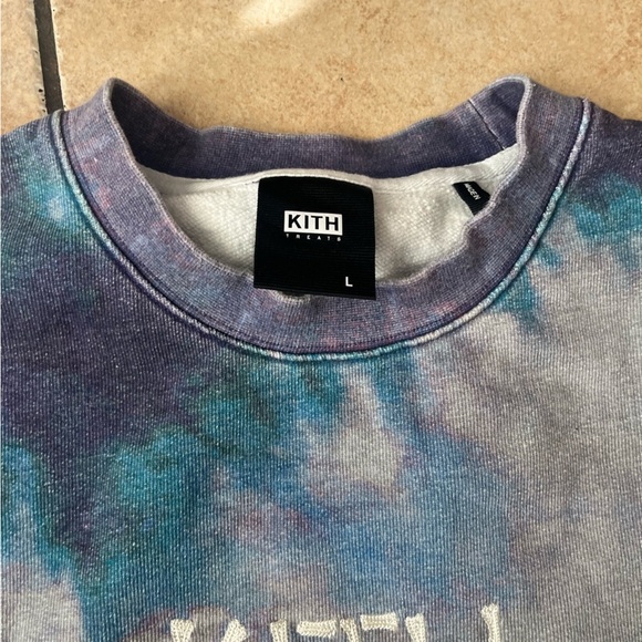 Kith Blue and Purple Tie-Dye Sweatshirt - Picture 8 of 8